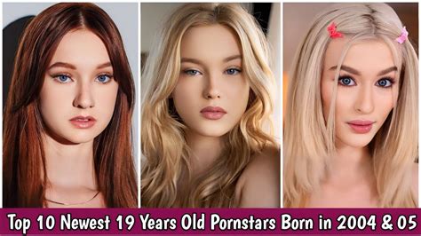 Top 20: The Newest 18 Year Old Pornstars Born in 2004 & 2005